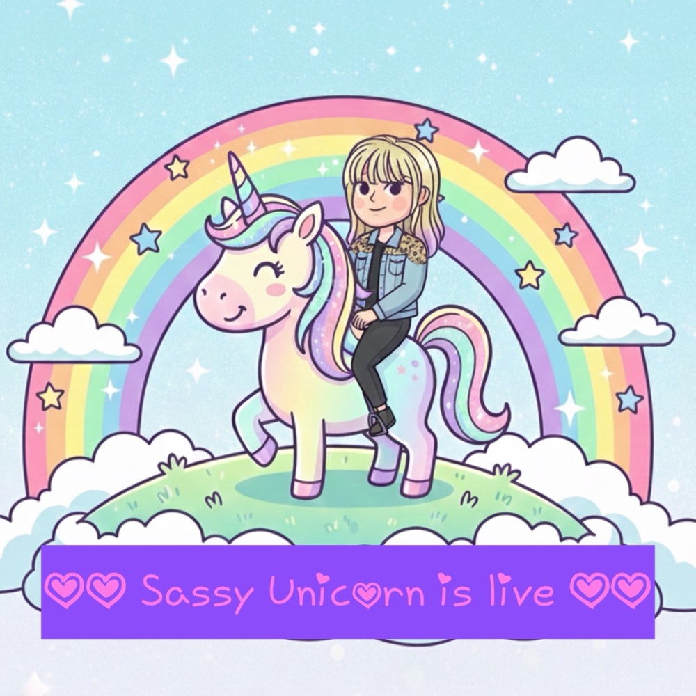 Sassy_Unicorn18 is Live! Come join the magical fun!